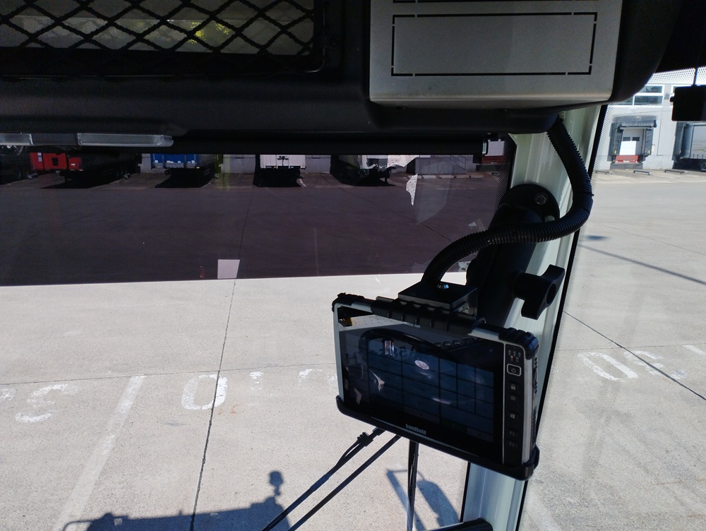Overview of installed tablet system in YardHog